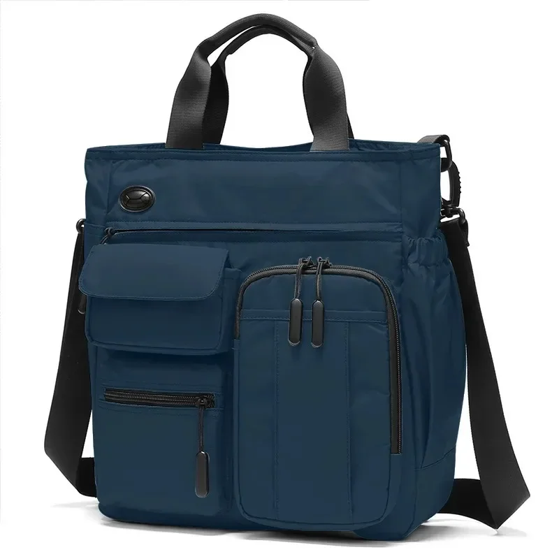 Business shoulder bag men&#39;s multilayer multifunctional 14-inch tablet an... - $50.93