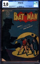 Batman #16 (1943) CGC 2.0 -- 1st &amp; origin of Alfred; Joker appearance; B... - £2,182.33 GBP