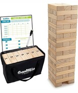 Giant Tumbling Timber Toy - Jumbo JR. Wooden Blocks Floor Game for Kids and - $1,200.45 MXN
