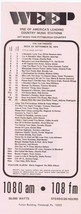 WEEP 108 FM Pittsburgh VINTAGE September 30 1974 Music Survey Waylon Jennings - £11.83 GBP