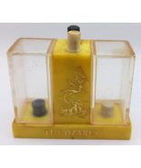 Yellow Plastic Push Button Salt and Pepper Shakers The Ozarks Vintage - £7.82 GBP
