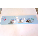 Kid&#39;s Display Plaque Look What I Made for Pictures Doodles Schoolwork &amp; ... - $20.29 CAD