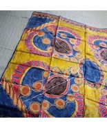 Multicolor Bohemian Tapestry Wall Hanging 34x33 signed - $23.36
