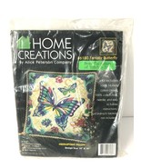 Alice Peterson Home Creations Needlepoint Pillow Top Kit Fantasy Butterf... - £47.14 GBP