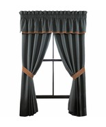 Croscill TUSCON Arizona Teal Pole Top Drapes Drapery - $91.84 CAD
