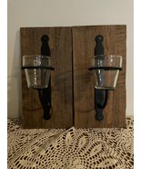 Set Of Two Rustic Candle Holders - $29.70