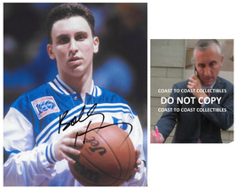 Bobby Hurley signed Duke Blue Devils basketball 8x10 photo proof COA,autographed - £85.65 GBP