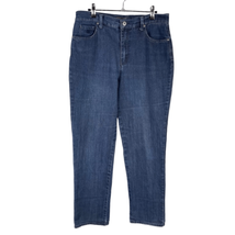 Gloria Vanderbilt Straight Jeans 10 Long Women’s Dark Wash Pre-Owned [#3... - £15.98 GBP