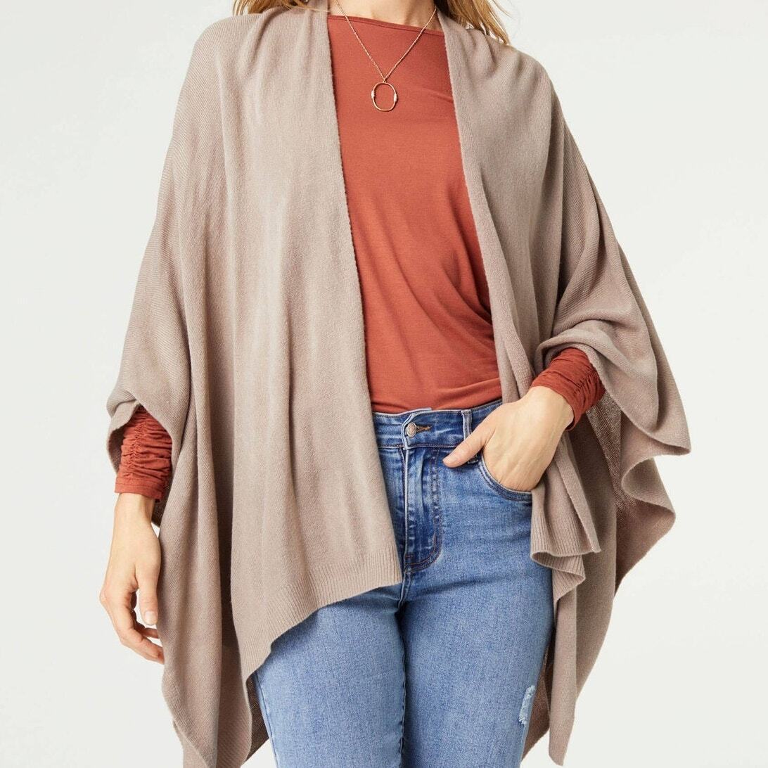 Kiara Lightweight Wrap Shawl Stone