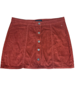 American Eagle Women&#39;s Corduroy Mini A-Line Skirt w/Buttons Size 34 Spic... - $20.35 CAD