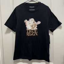 True Religion Black Buddha Logo T-shirt Mens Sz Large Nwt Msrp $59 - £31.46 GBP