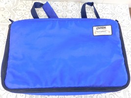 Pyrex Portables Travel Bag Insulated Padded Carrying Case 14x12x3 Blue Hot Pack - £7.78 GBP