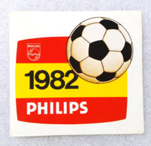 Philips &amp; Spain 82 Fifa World Cup ✱ Vtg Sticker Decal Soccer Advertising 1982 - $14.99