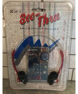 GPX A2870 AM/FM Personal Stereo Radio Receiver SEE-THRU W/Headphones 80&#39;... - $107.22 CAD