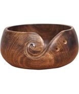 Medieval Replicas Wooden Yarn Bowl Hand Made with Mango Wood for Knittin... - £23.35 GBP