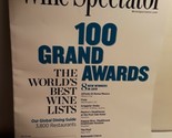 Wine Spectator Magazine - 100 Grand Awards - Aug. 31 2019 Issue - $4.74