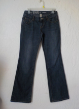 Y2K Mossimo Bootcut Jeans Blue Denim Low Rise Women size 5 R Stretch 28x32 - £7.81 GBP