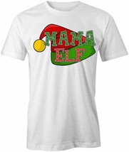 Mama Elf T Shirt Tee Short-Sleeved Cotton Clothing Christmas S1WCA169 - £16.34 GBP+