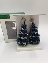 Dept 56 - Decorated Sisal Trees - General Village Accessories - 52714 - Set of 2 - £14.88 GBP