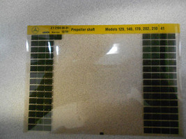 1996 MERCEDES Propeller Shaft Models 129 140 170 202 210 Microfiche OEM ... - $5.02