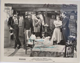 Brimstone Cast Signed Photo x4 - W. Brennan, A. Booth, J. Brown, Jim Davis w/COA - £462.82 GBP