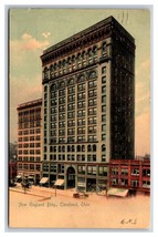 New England Building Cleveland Ohio OH 1906 Rotograph UDB Postcard V19 - $4.42