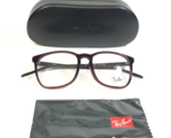Ray-Ban Eyeglasses Frames RB5387F 8139 Brown Red Square Asian Fit 54-18-150 - $148.49