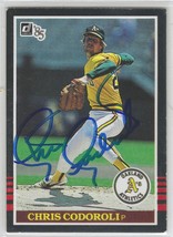 Chris Codiroli - Signed Autograph 1985 Donruss #462 - MLB Oakland Athletics A&#39;s - £2.39 GBP