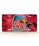 Patriotic All American American Flag Eagle Novelty License Plate - $21.66 CAD