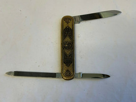 Rare Justus Bierhoff Solingen Germany Rostfrei Folding Pocket Knife 2 Blade File - £178.81 GBP