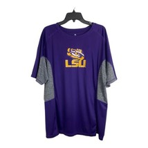 Knights Mens Shirt Size XL LSU 46/48 Purple Gold Geaux Tigers Baseball - £18.36 GBP