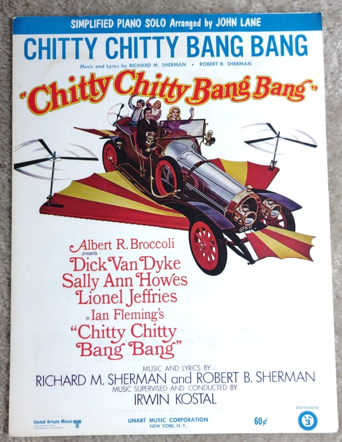 Chitty Chitty Bang Bang (simplified piano solo) - sheet music - $110.46 MXN