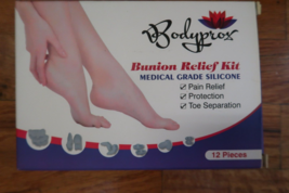 Bodyprox Bunion Relief Kit - silicone clear - 11 pcs - (missing one pc) - £15.73 GBP
