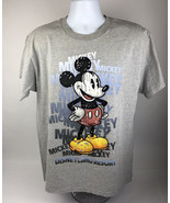 Disneyland Resort Gray T-Shirt L Large Walt Disney World Mickey Mouse - ... - £11.15 GBP