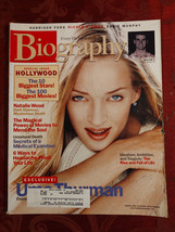 BIOGRAPHY Magazine August 2002 Uma Thurman Eddie Murphy Natalie Wood - £7.74 GBP