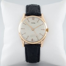 18 Karat Rose Gold Men&#39;s Roamer Automatic Watch with Leather Band - £2,151.21 GBP