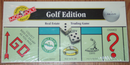 MONOPOLY GAME GOLF EDITION MONOPOLY USAOPOLY 1996 NEW FACTORY SEALED BOX - $20.00
