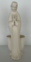 Vintage Brinn&#39;s Japan Praying Virgin Mary Madonna Planter Vase 12 5/8&quot; tall - £19.32 GBP