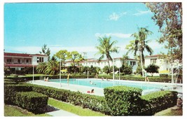 Vintage Postcard Penafort Pool Barry College for Women Miami Florida Unused - £7.10 GBP