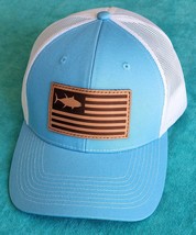 &quot;American Flag - Tuna&quot; - Trucker-Style Hat - ONE-SIZE-FITS-ALL - Fishing - Cool! - £11.70 GBP