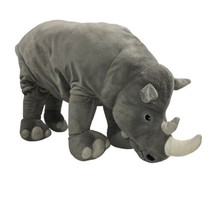 IKEA Rhinoceros Rhino Gray Stuffed Animal 22&quot; - £12.57 GBP