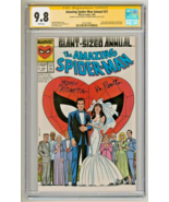 CGC SS 9.8 Amazing Spiderman Annual #21 SIGNED by John Romita Sr &amp; Wife ... - $75,266.98 MXN
