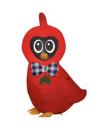Holiday Time Festive Winter Cardinal 3.5 ft Christmas Airblown Inflatabl... - £35.37 GBP