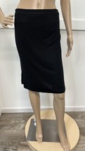 Exclusively Misook Pencil Skirt Sz Large Black Pull On Elastic *Measures XL - £35.39 GBP