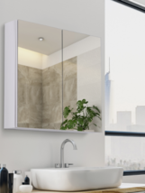 Wall Mount Storage Mirror 2 SOFT CLOSE Door Bathroom Medicine Cabinet Cu... - $159.99
