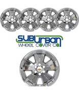 2015-2022 Chevrolet Colorado LT 17&quot; CHROME Wheel Skins # 7567P-C NEW SET/4 - $119.98
