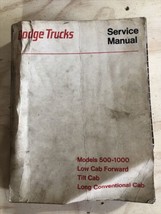 71-74 Dodge Trucks Models 500-1000 Service Shop Repair Manual - $28.01