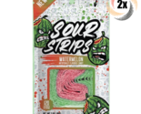 2x Bags Sour Strips New Watermelon Flavored Candy | 3.4oz | Fast Shipping - £12.59 GBP