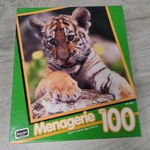 RoseArt Menagerie Tiger Cub 100 Piece Jigsaw Puzzle 1993 NIB 08470 - £5.09 GBP