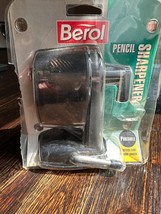 Vintage Berol Star Vacuhold Portable Clear Pencil Sharpener Untested - $24.99
